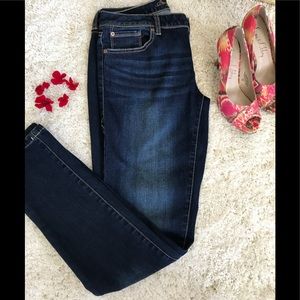 American rag dark wash skinny jeans size 5
